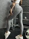 Pfirsich Hohe Taille Sexy Atmungsaktiv Nackt HS806