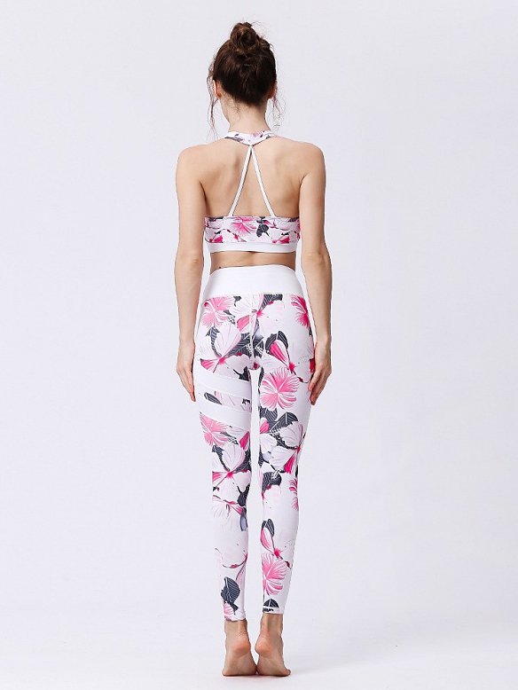 Gemustertes Yoga-Set ST027