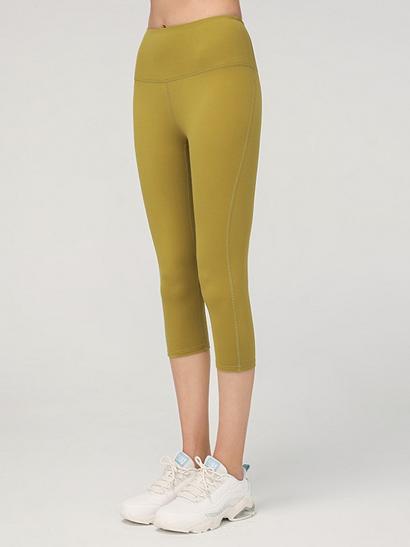 Damen 3/4-Sportleggings Yogahose Training Laufhose HS009