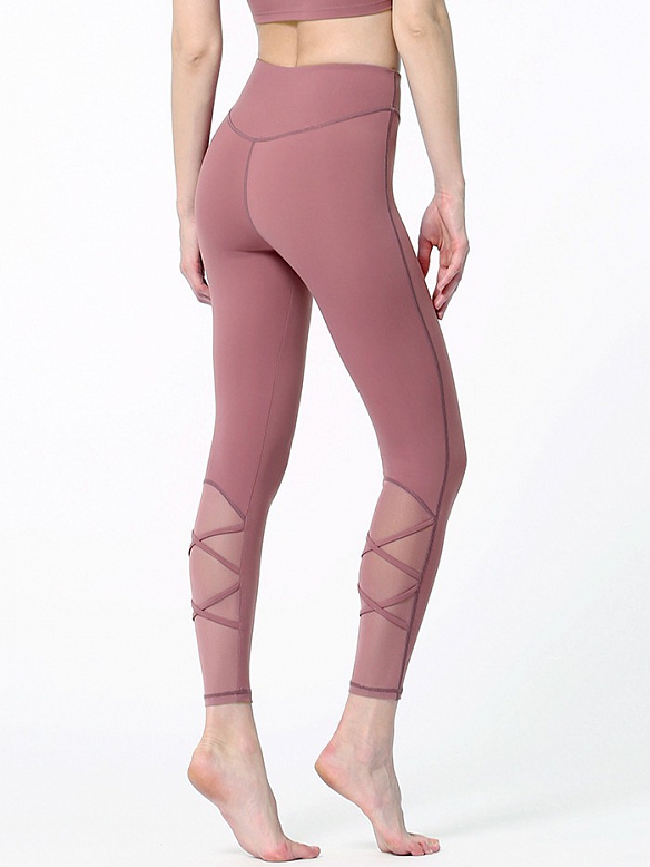 Damen Leggings Yogahose mit Mesh HS240