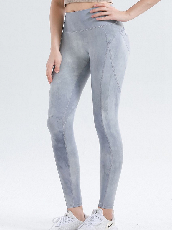 Damen Gemusterte Push UP Leggings Sporthose HS408