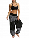 Damen Gemusterte Haremshose Yogahose für Sommer HS509