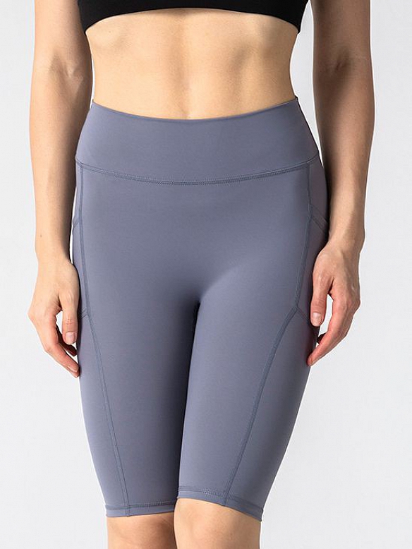 Damen Kurze Leggings mit Taschen HS308