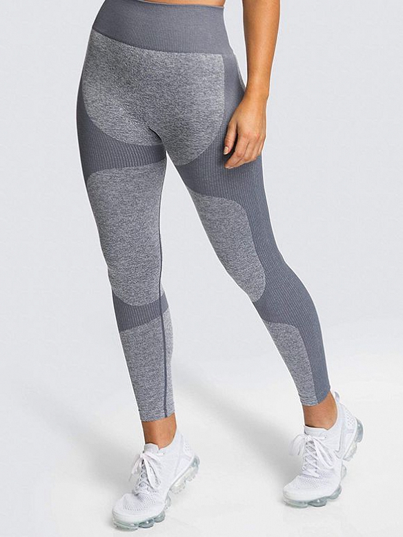 Nahtlose gestrickt Yoga tragen Formung Übung kurze Ärmel Hüfte Heber enge Hose schnell trocken Fitness Kleidung Set   HS680