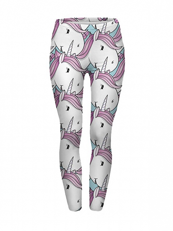 Damen Gemusterte Leggings Sporthose HS285