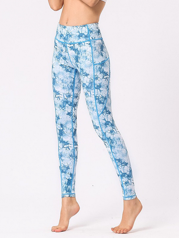 Damen Atmungsaktive Leggings mit Taschen HS127