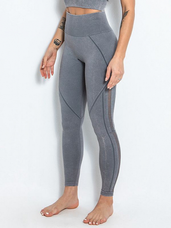 Damen Sport Leggings mit Mesh HS484
