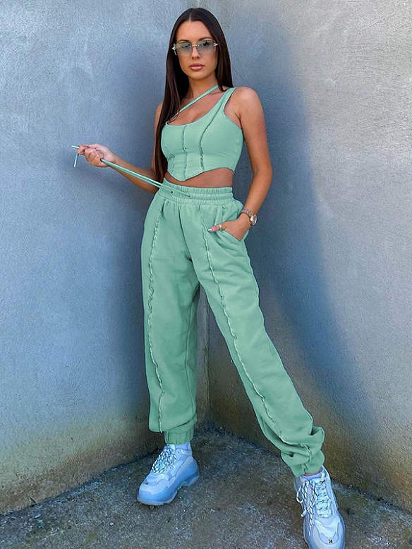 Damen Sexy Jogginganzug Set ST189