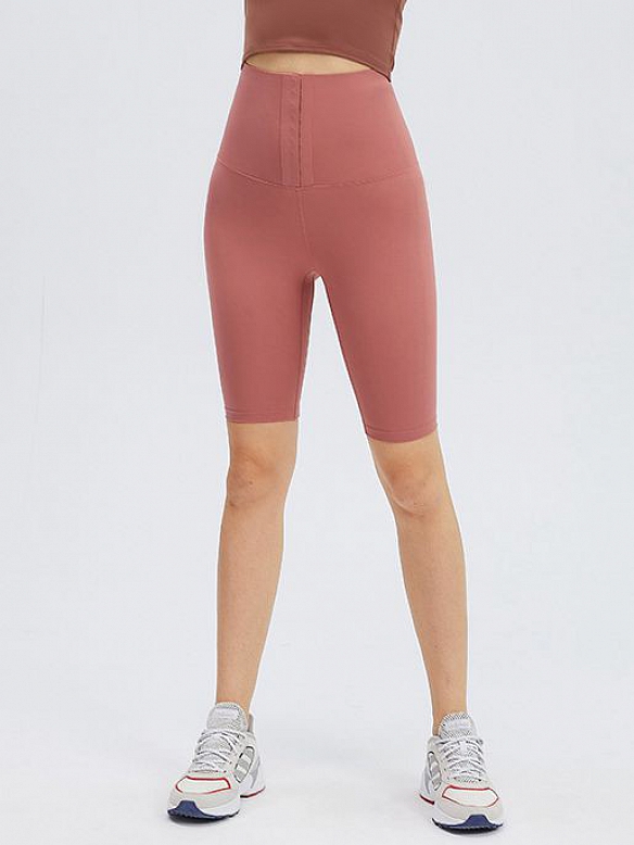 Damen 1/2, Shorts Leggings mit Haken-Reihen HS501