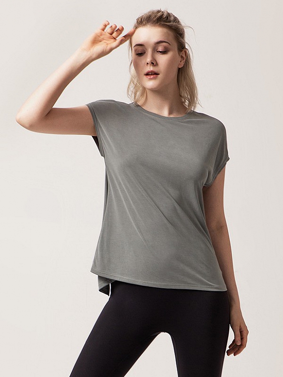 Damen Sport T-shirt Yoga T-Shirt FT002