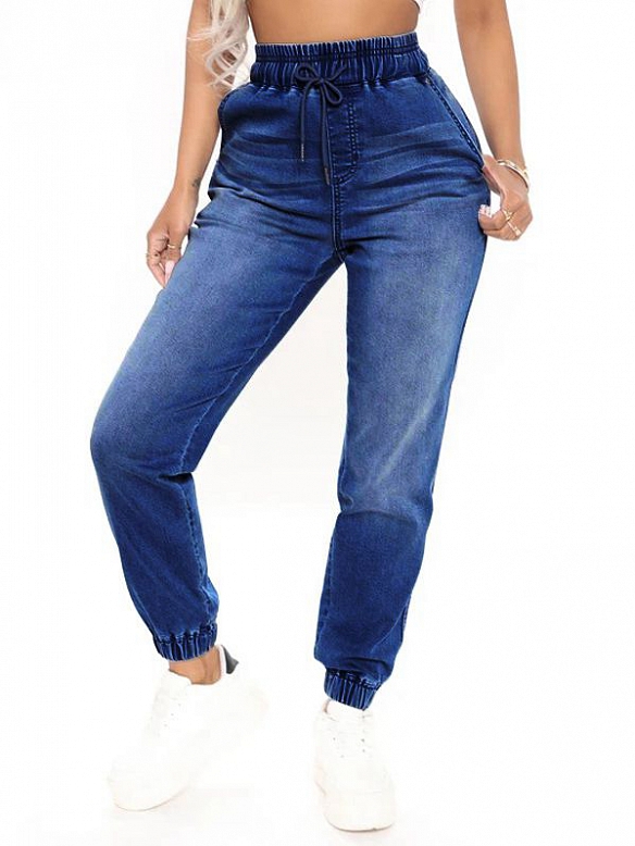 Luftige und schlanke, gewaschene Pendlerhose HS786