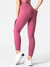 Damen Sportanzug hoch Taille Leggings Yogahose mit Taschen HS307