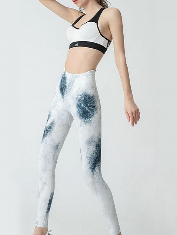 Hochtaillierte, zelluläre, nicht abfärbende Fitness-Leggings HS923