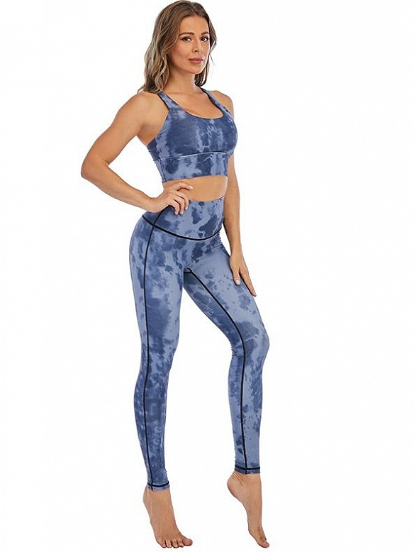 Rückenfreier BH Fitness Yoga Wear Zweiteiliges Set ST271