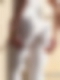 Dehnbare Hüfttasche Nackt Weiß Yoga-Hose  HS707