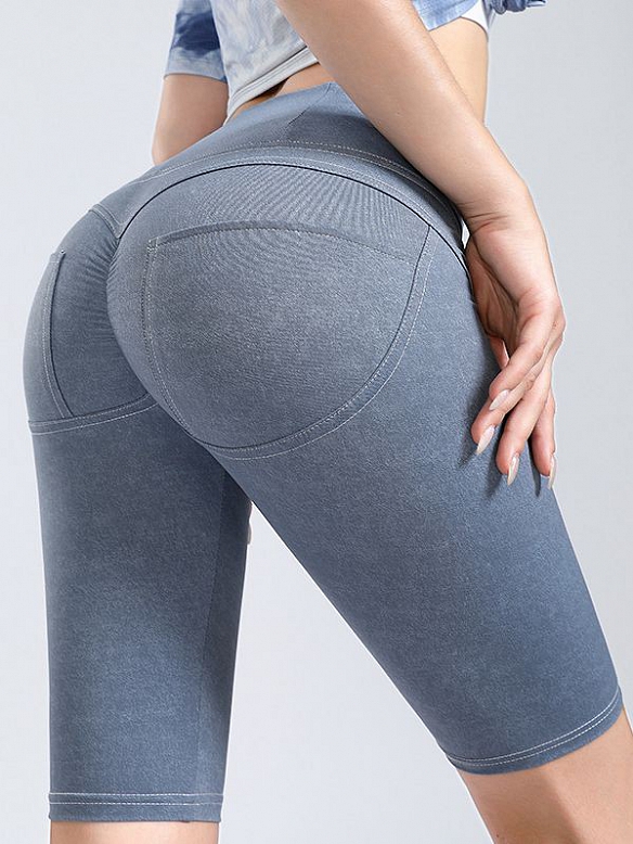 Damen Push Up Kurze Leggings HS477