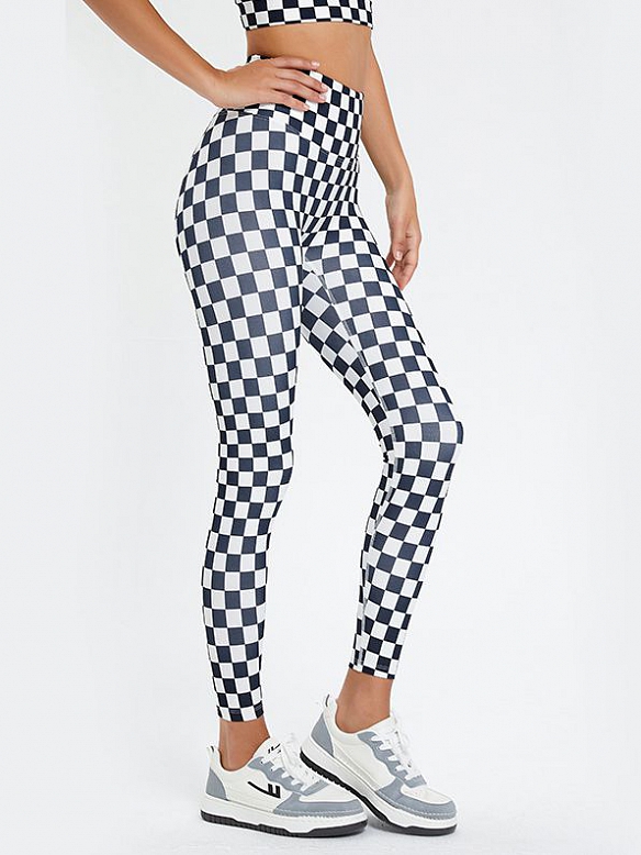 Dehnbare Skinny Nackt Yoga Hose Außen HS804