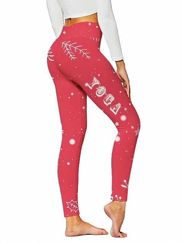 Weihnachtskollektion Elemente Athleisure Frauen Yoga-Hosen HS829