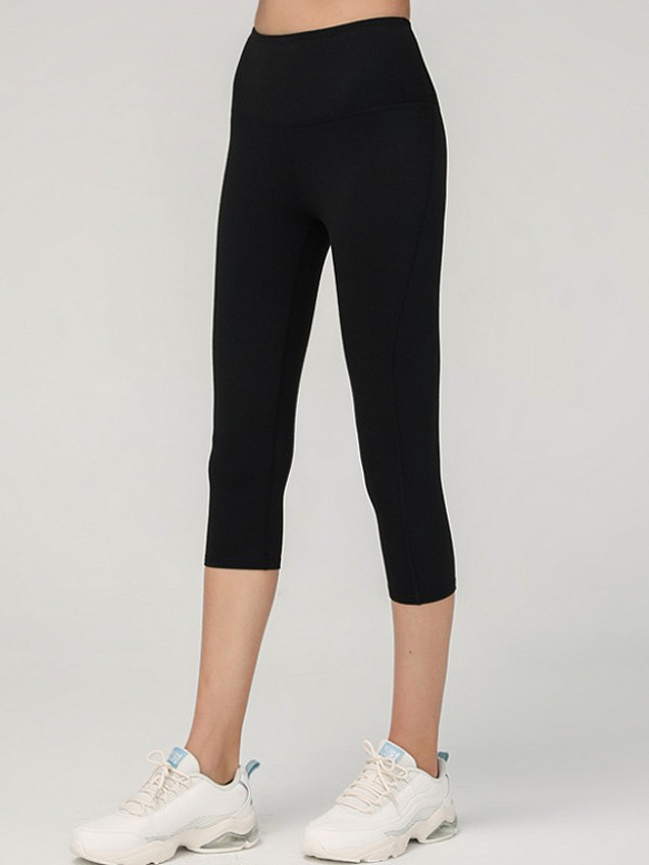 Damen 3/4-Sportleggings Yogahose Training Laufhose HS009