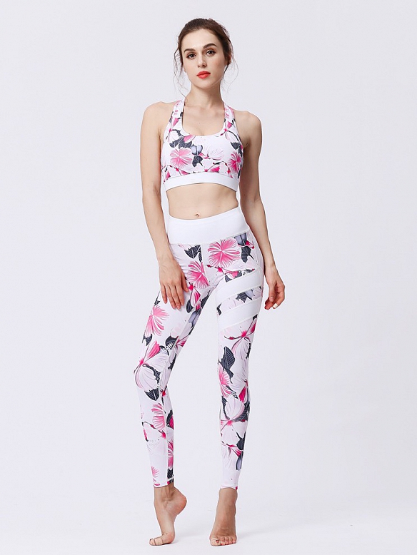 Gemustertes Yoga-Set ST027