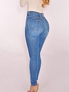 Sexy Stretch-Jeans mit hoher Taille und schmaler Passform HS939