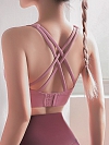 Damen Yoga Sport BH-Gekreuzte Rücken FT035